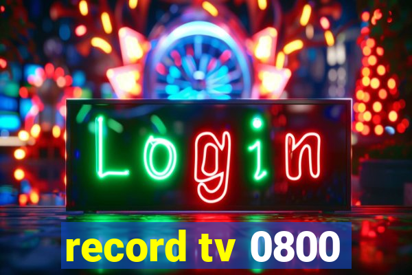 record tv 0800
